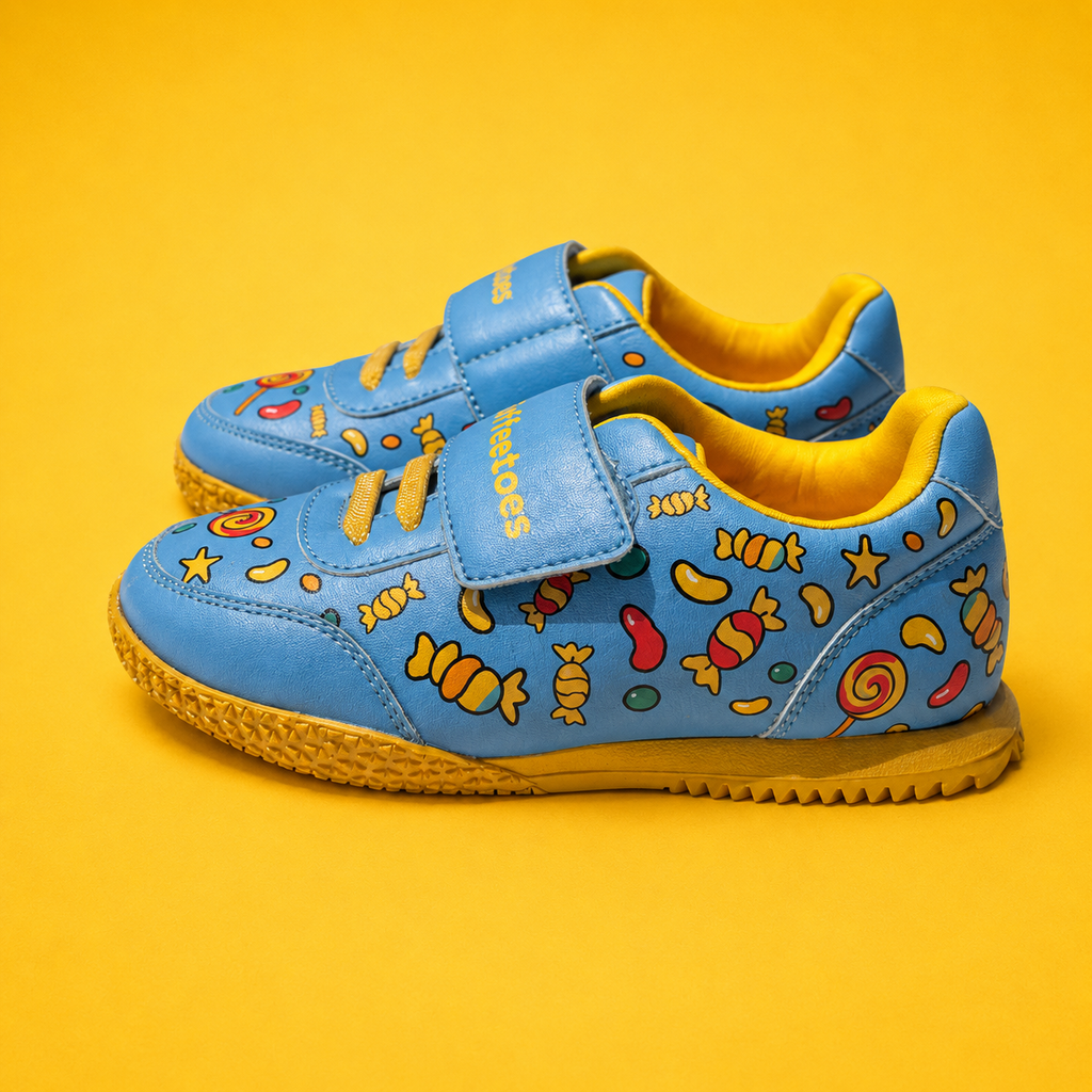SugarRush Candy Blue Kids Sneakers
