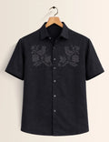 Black Sparrow Printed Men's Shirt - XPST