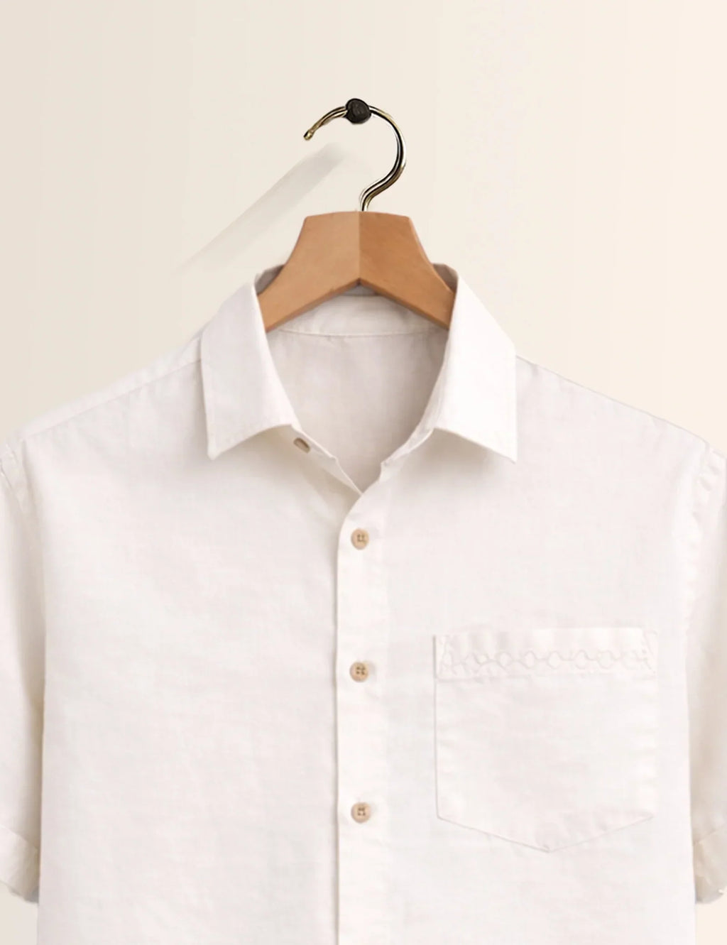 Bottom Flower Printed Men's Shirt - XPST