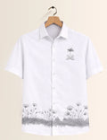 Bottom Grass Printed Men's Shirt - XPST