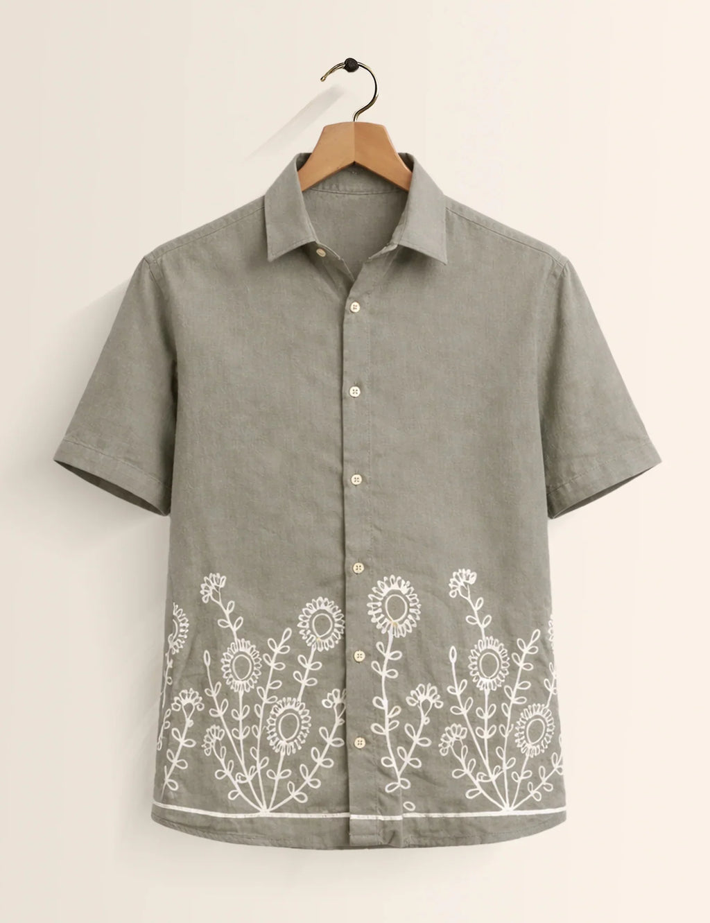 Bottom Mandala Printed Men's Shirt - XPST
