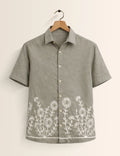 Bottom Mandala Printed Men's Shirt - XPST