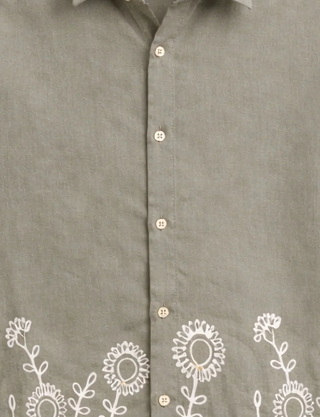 Bottom Mandala Printed Men's Shirt - XPST