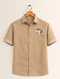 Flying Symbol Printed Men's Shirt - XPST