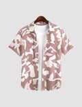 Pink Abstract Men's Shirt - XPST