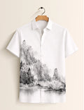 White Mountaining Printed Men's Shirt - XPST